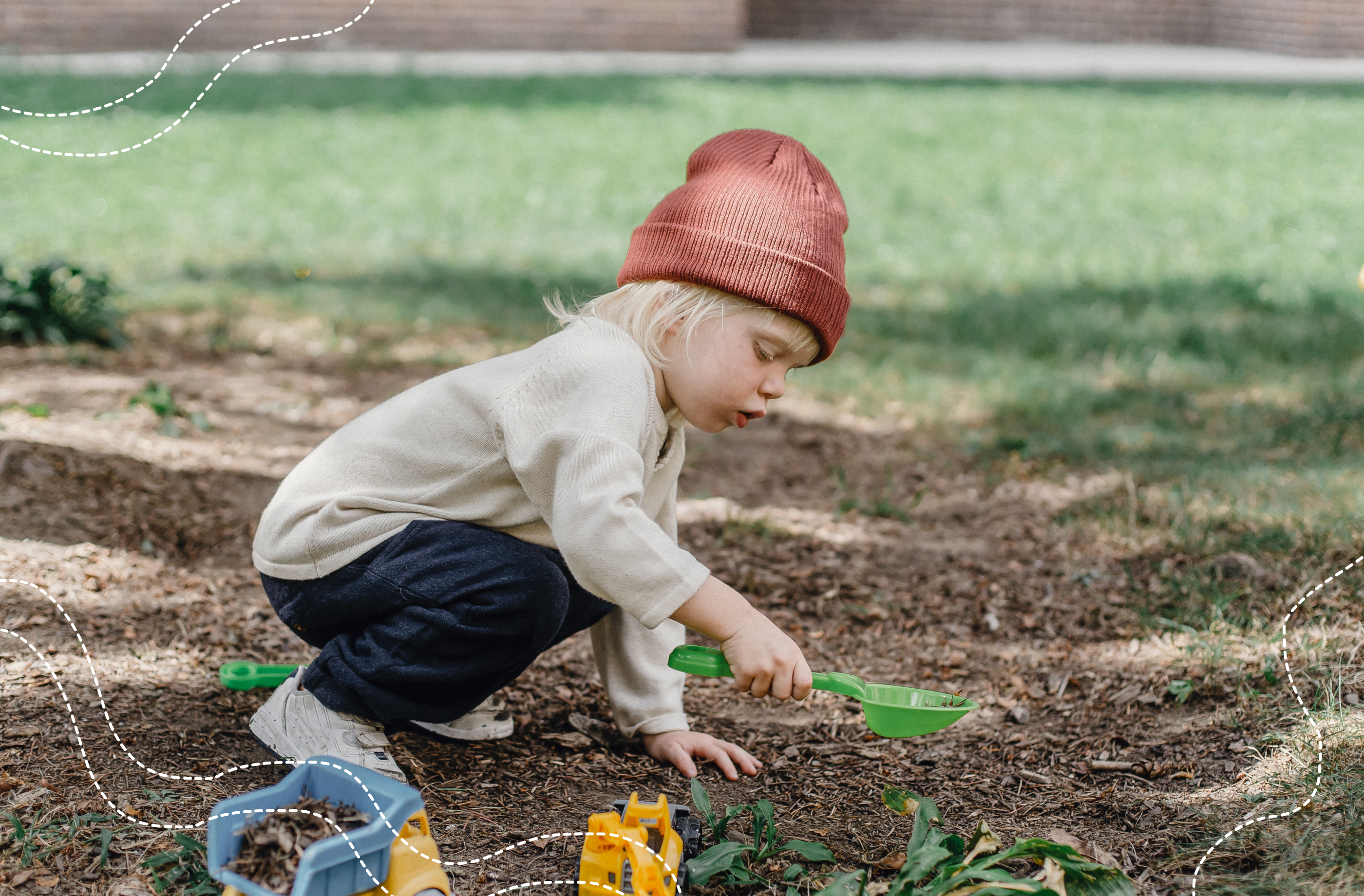 how to build a garden with your children