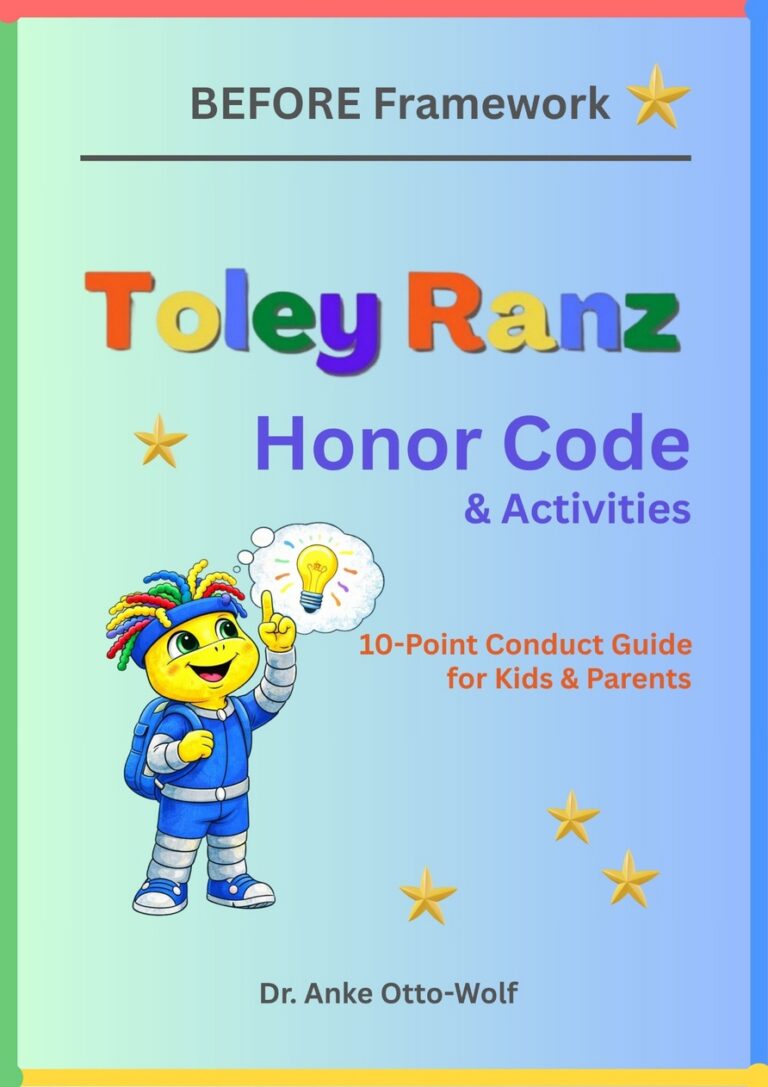 Toley Ranz children's honor code book cover